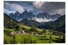 Foam board print Dolomite Alps, Dolomite Alps - Italy