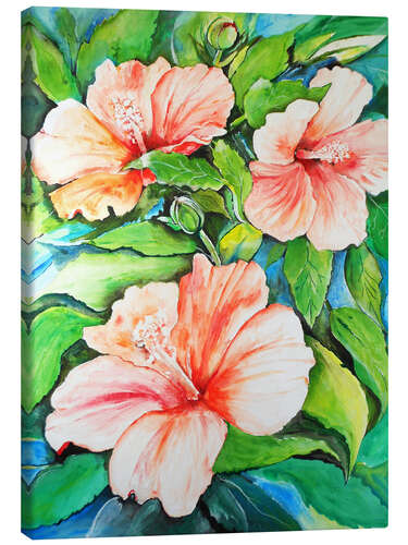 Canvas print hibiskus