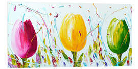 Foam board print Tulips VIII