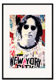 Gerahmter Kunstdruck John Lennon