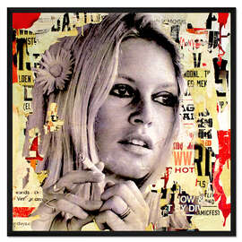 Gerahmter Kunstdruck Brigitte Bardot is Smoking Hot II