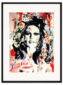 Gerahmter Kunstdruck Brigitte Bardot - She's Your Friend I
