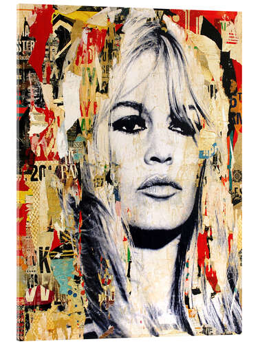 Akryylilasitaulu Brigitte Bardot Portrait