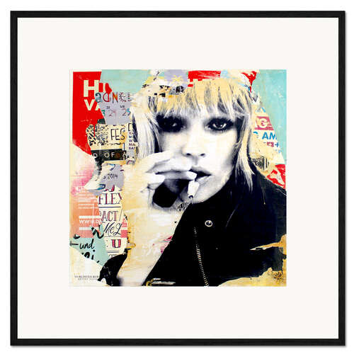 Framed art print Kate Moss I