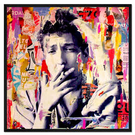 Gerahmter Kunstdruck Bob Dylan