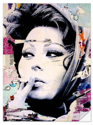 Wall sticker Sophia Loren I