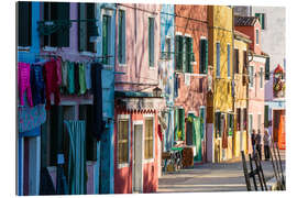 Gallery print Colorful facades on Burano island