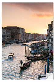 Sisustustarra Sunset over the Grand Canal in Venice, Italy