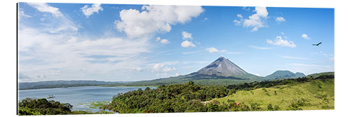 Tableau en plexi-alu L'Arenal, volcan et lac, Costa Rica