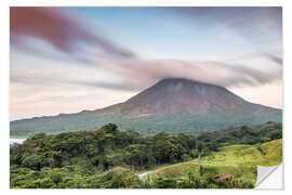 Sisustustarra Landscape: Arenal volcano at sunset, Costa Rica