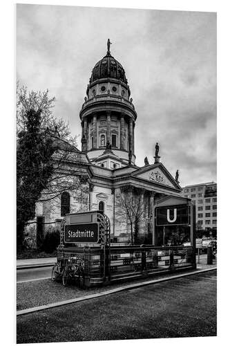 Hartschaumbild Gendarmenmarkt Stadtmitte Berlin