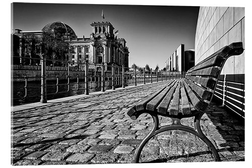 Acrylic print Bank in Berlin Government District