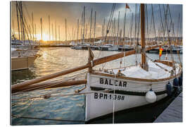 Gallery Print Historisches Segelboot im Hafen von Palma de Mallorca