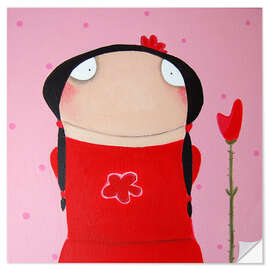 Wall sticker Our Rose-Red