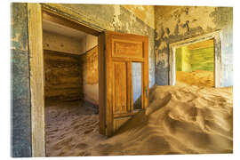 Acrylglasbild  Sand in den Räumen eines verlassenen Hauses I - Robert Postma