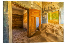 Cuadro de aluminio Sand in the Premises of an Abandoned House I