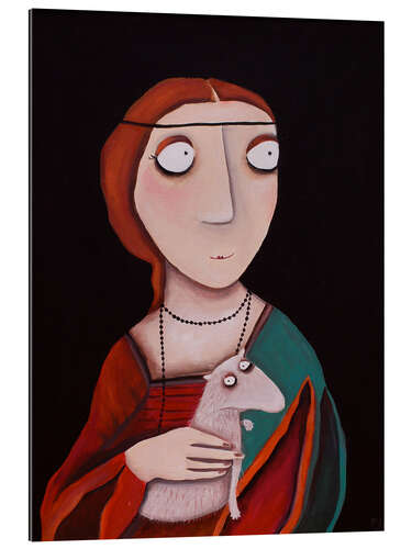 Gallery print Girl with an Ermine