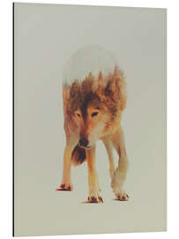 Magnettafel Wolf &amp; Wald