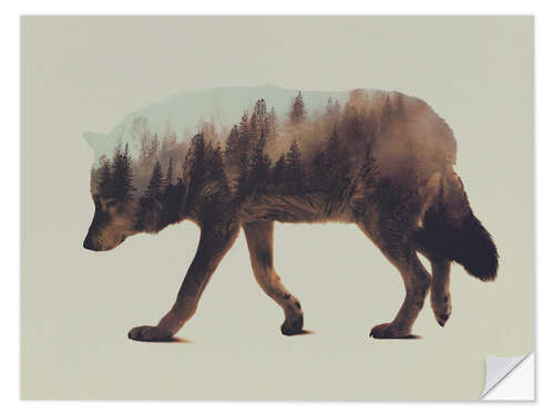 Wall sticker Norwegian Woods The Wolf