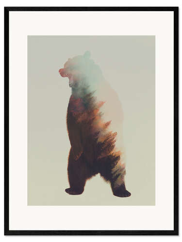Innrammet kunsttrykk Norwegian Woods The Bear