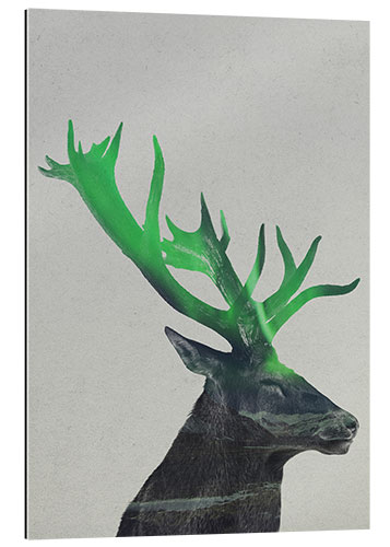 Galleriprint Deer In The Aurora Borealis