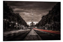 Magnettafel Siegessäule Berlin am Abend