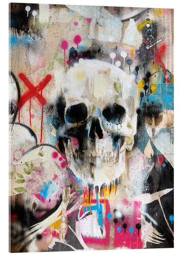 Obraz na szkle akrylowym SKULL 