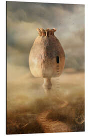 Magnettafel Mohn-Haus