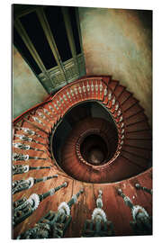 Galleriprint Spiral wooden stairs