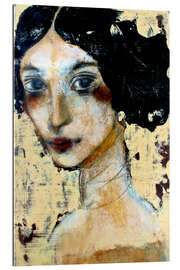 Gallery print WOMAN WITH BLACK HAIR