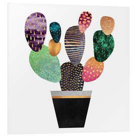 Foam board print Pretty cactus