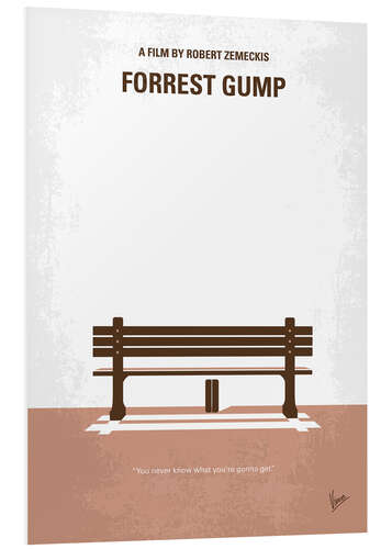 Foam board print Forrest Gump