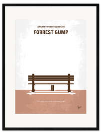 Plakat artystyczny premium w ramie Forrest Gump