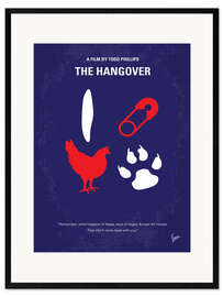 Inramat konsttryck The Hangover