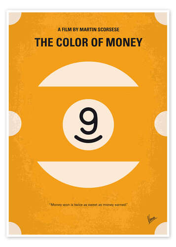 Plakat Kolor pieniędzy (angielski)
