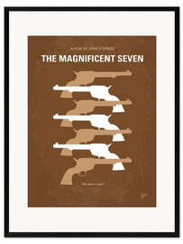 Ingelijste kunstdruk The Magnificent Seven