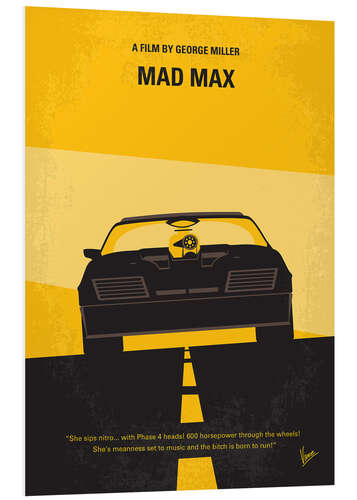 Tableau en PVC Mad Max 1 (anglais)