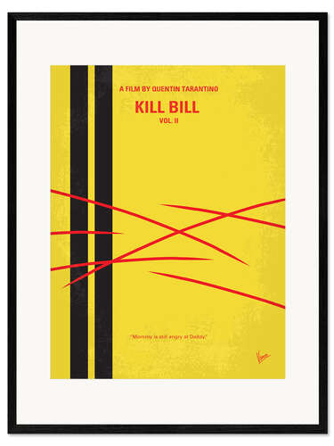 Impression artistique encadrée Kill Bill Vol. 2 (anglais)
