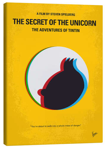 Canvas print The Secret Of The Unicorn (Het geheim van de Eenhoorn)