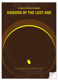 Selvklæbende plakat Raiders Of The Lost Ark