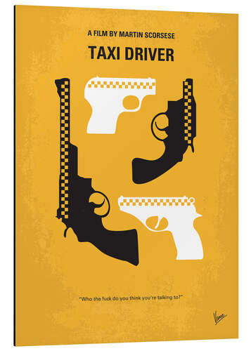 Stampa su alluminio Taxi Driver