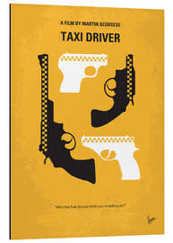 Aluminium print Taxi Driver