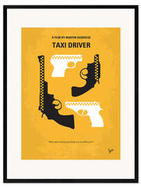 Stampa artistica con cornice Taxi Driver