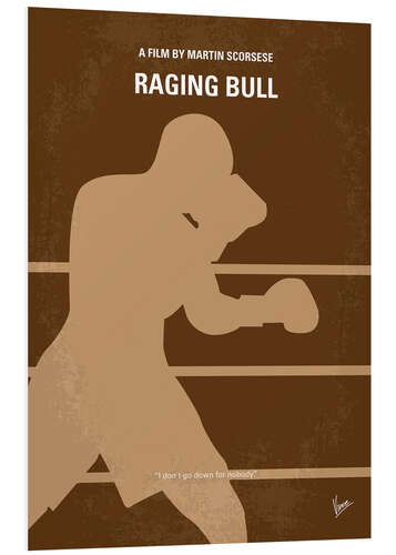 Tableau en PVC Raging Bull (anglais)