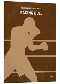 Foam board print Raging Bull