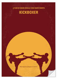 Sticker mural Kickboxer (anglais)