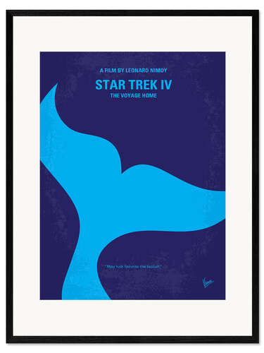 Gerahmter Kunstdruck Star Trek IV