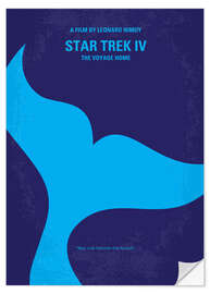 Selvklebende plakat Star Trek IV