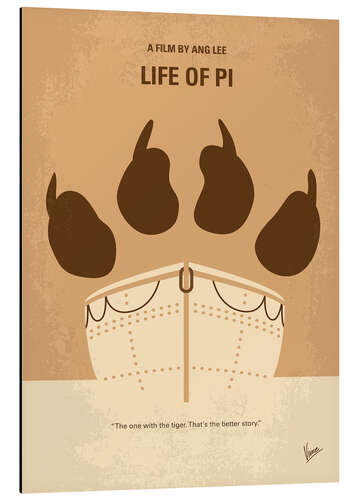 Quadro em alumínio Life Of Pi