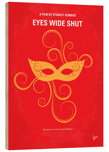 Quadro de madeira Eyes Wide Shut